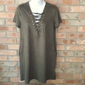 Charlie O lace front casual dress